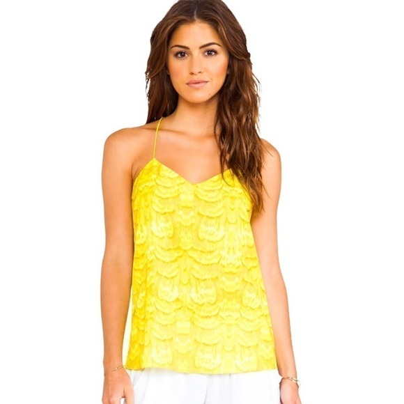 Tibi Ibis Print Cami Citrene NWT - Picture 1 of 8
